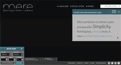 Desktop Screenshot of merehotel.com