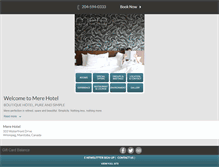 Tablet Screenshot of merehotel.com